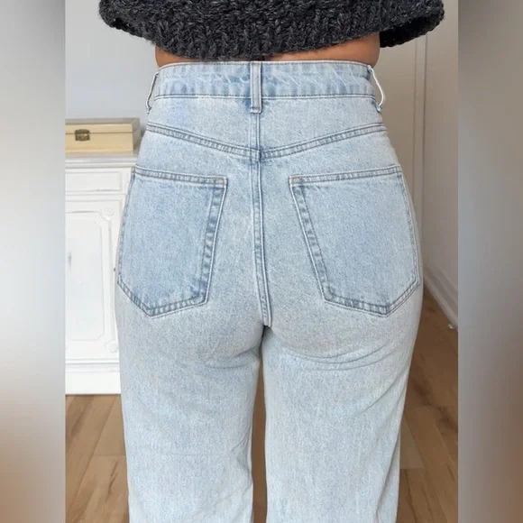 H&M High Rise Wide Leg Jeans - Picture 7 of 16